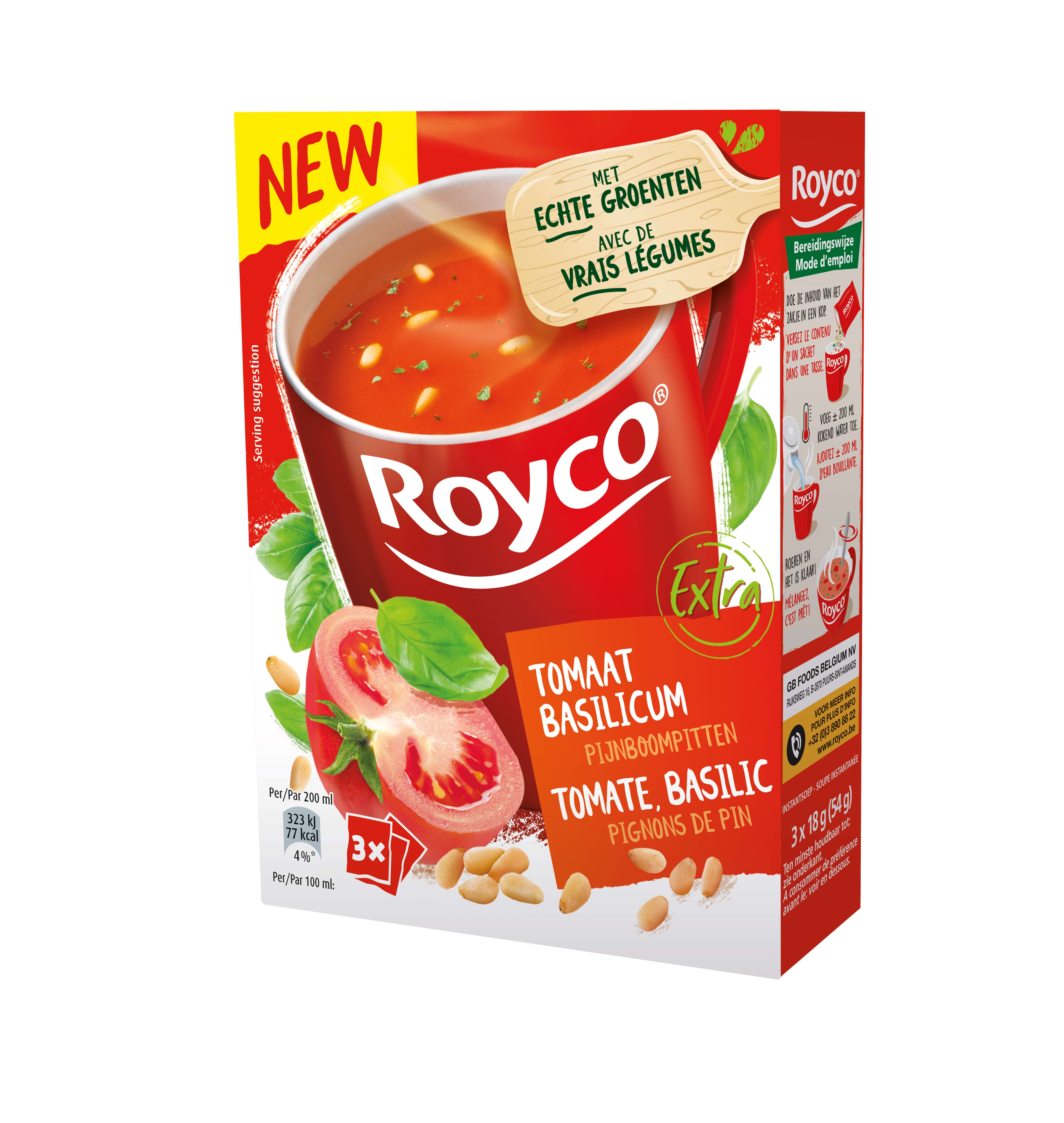 Royco Tomaat Basilicum Pijnboompitten