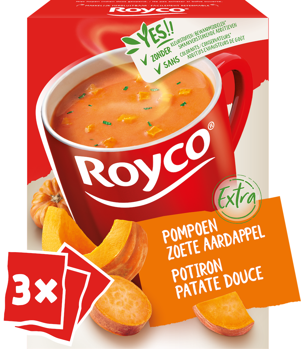 Royco pompoen zoete aardappel