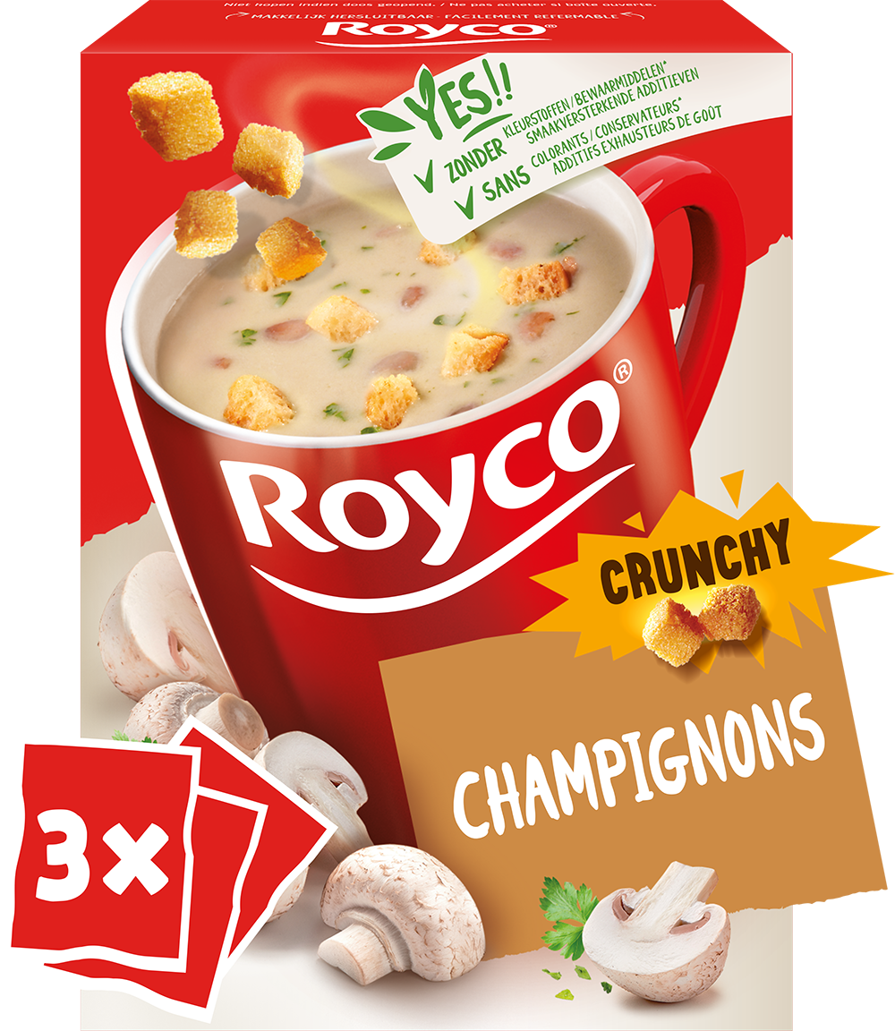 ROYCO CRUNCHY soupe champignons