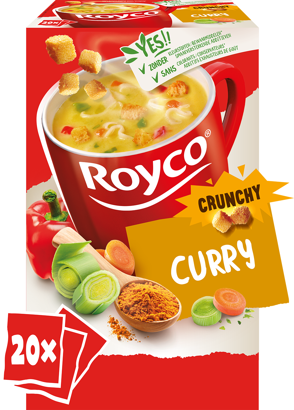 Royco Crunchy Curry  Encourageons les pauses.