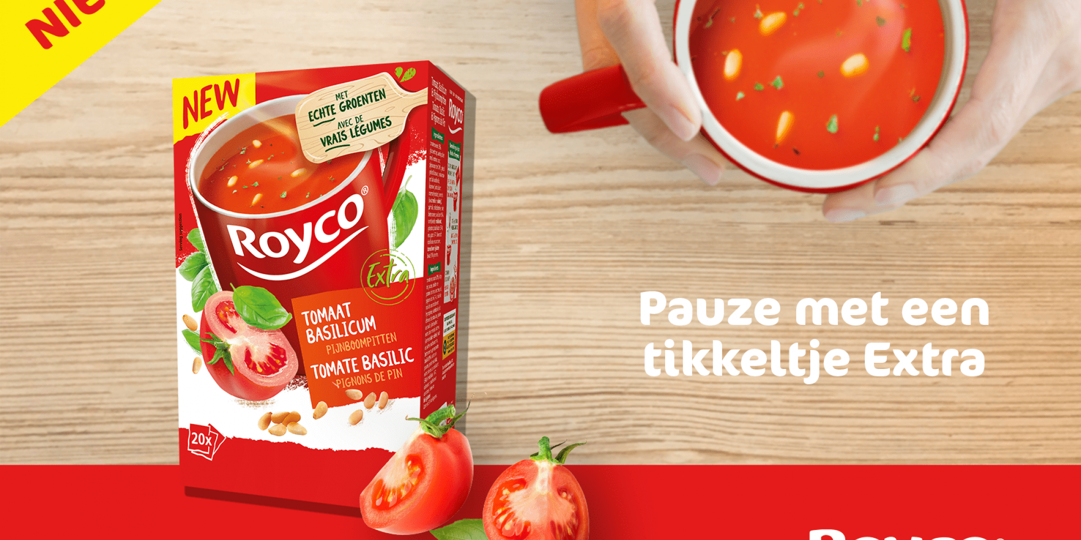 Royco Tomaat Basilicum Pijnboompitten