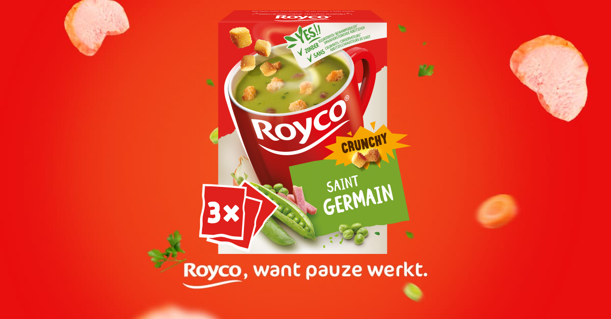 Royco Minute Soupe crunchy st. germain 20 pc - Eat & Drink Shop